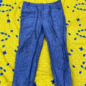 Denim Style Capri Pants